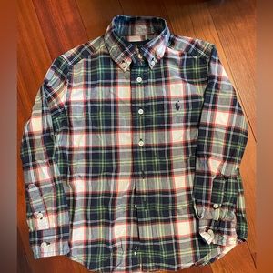 Boys long sleeve Ralph Lauren Polo dress shirt size 5